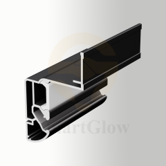 Floating Stretch Ceiling Aluminum Wall Profile With LED Channel - 23mm
