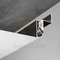 Floating Stretch Ceiling Aluminum Wall Profile With LED Channel - 23mm