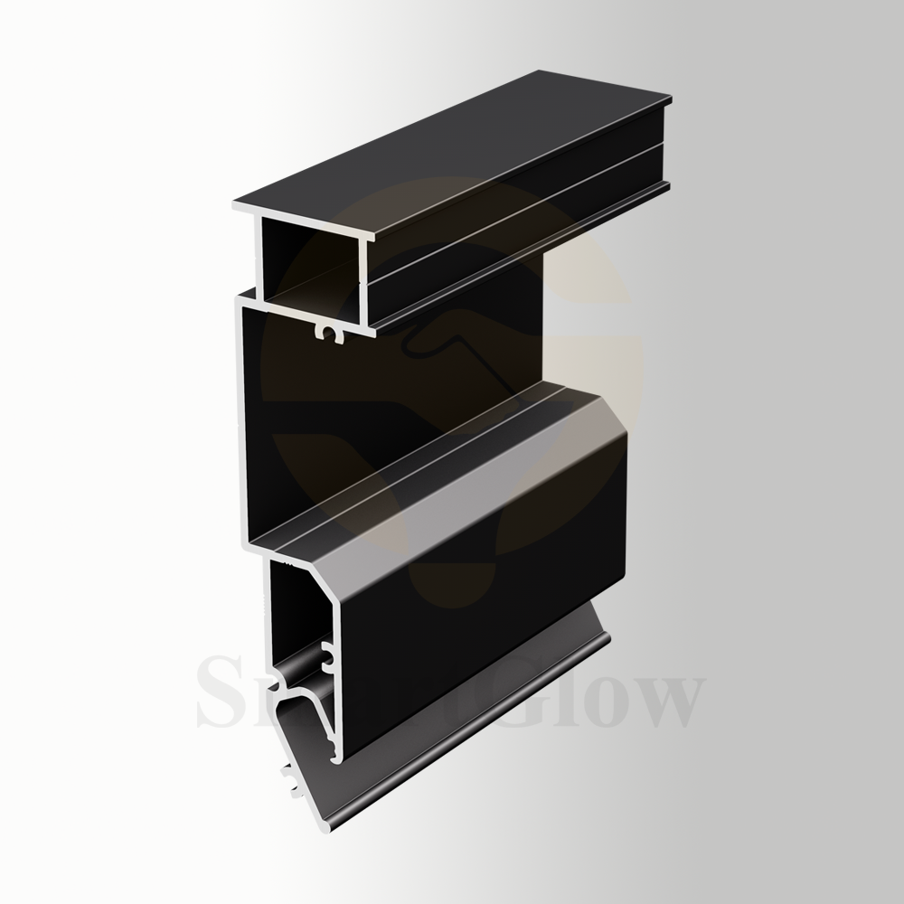 Embedded LED  Linear Light Stretch Ceiling Magnetic Track Aluminum Profile