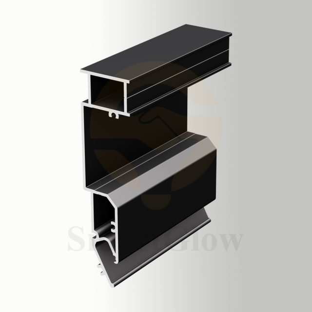 Embedded LED  Linear Light Stretch Ceiling Magnetic Track Aluminum Profile
