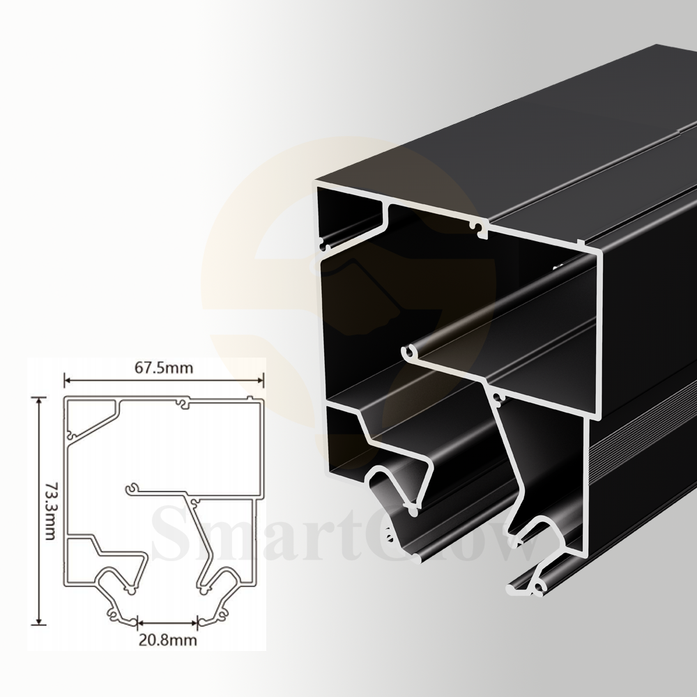 Russia Stretch Ceiling Tension Fabric Extrusion Industrial Aluminum Magnetic Profile