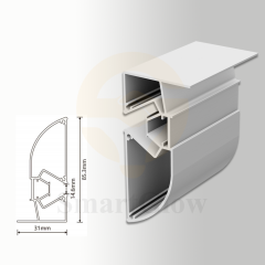 Recessed Linear LED Strips Stretch Tension Wall Aluminum Profile