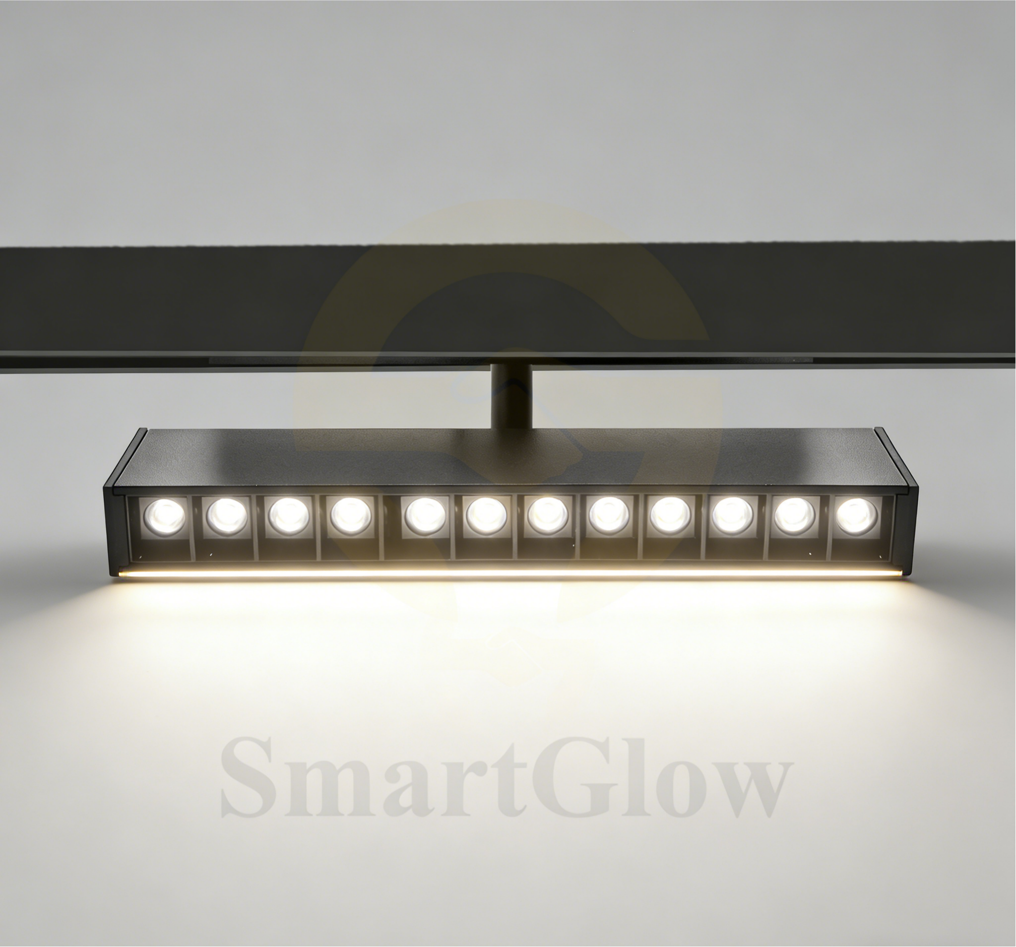 48V 20mm Commercial COB Aluminum Smart Magnetic Track Adjusting Grile Light