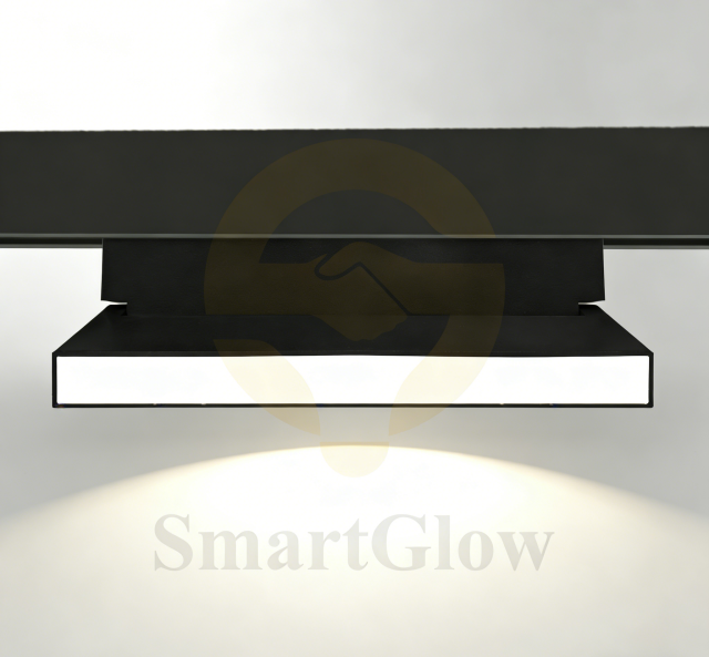 48V 20mm Interior Smart Zigbee Design LED Magnetic Track Folding Flood Light