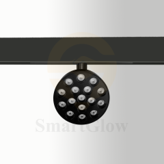 48V 20mm Modern Office Bluetooth Magnetic Round Grille Light-Series