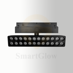 Commerical 48V 20mm Surface Mount Smart Magnetic Rectangle Grille Light-Series