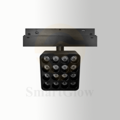 48V 20mm Modern Easy-Install Intelligent System Magnetic Square Grille Light