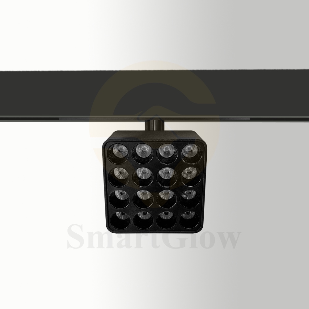 48V 20mm Modern Easy-Install Intelligent System Magnetic Square Grille Light