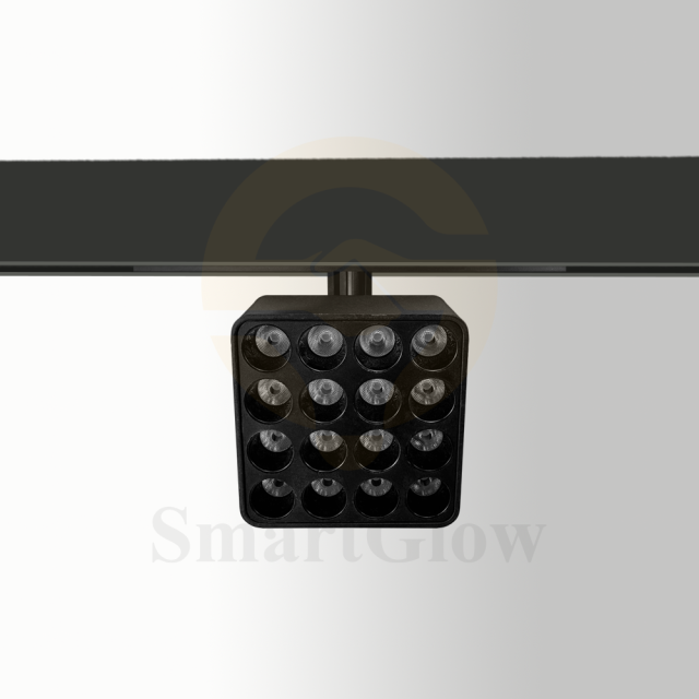 48V 20mm Modern Easy-Install Intelligent System Magnetic Square Grille Light