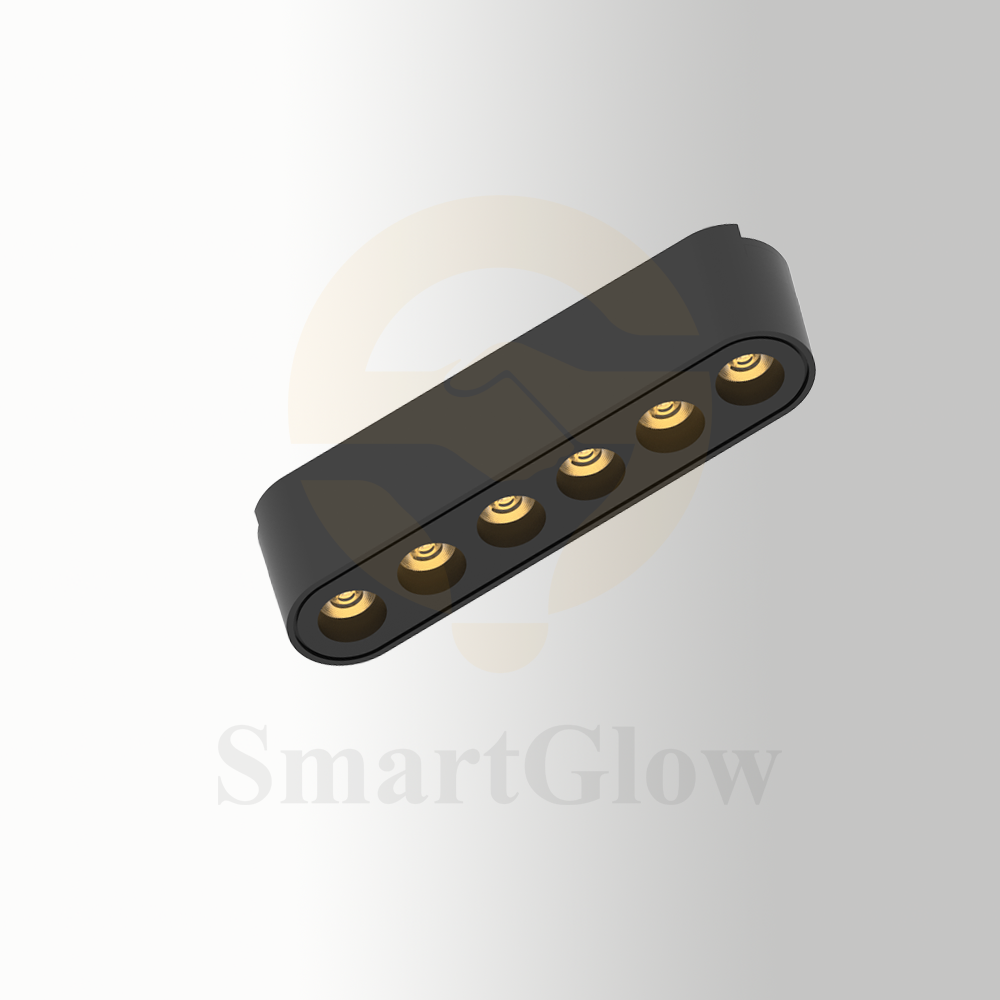 Ultra Thin DC24V Led Linear Smart Magnetic Track Grille Light