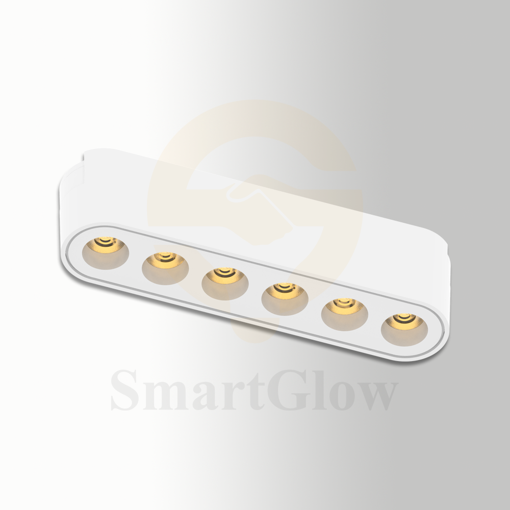 Ultra Thin DC24V Led Linear Smart Magnetic Track Grille Light