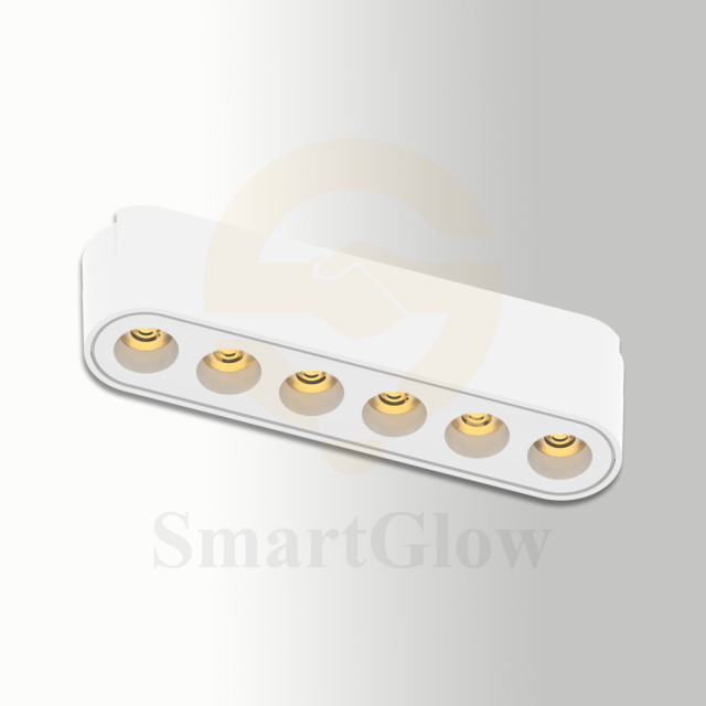 Ultra Thin DC24V Led Linear Smart Magnetic Track Grille Light