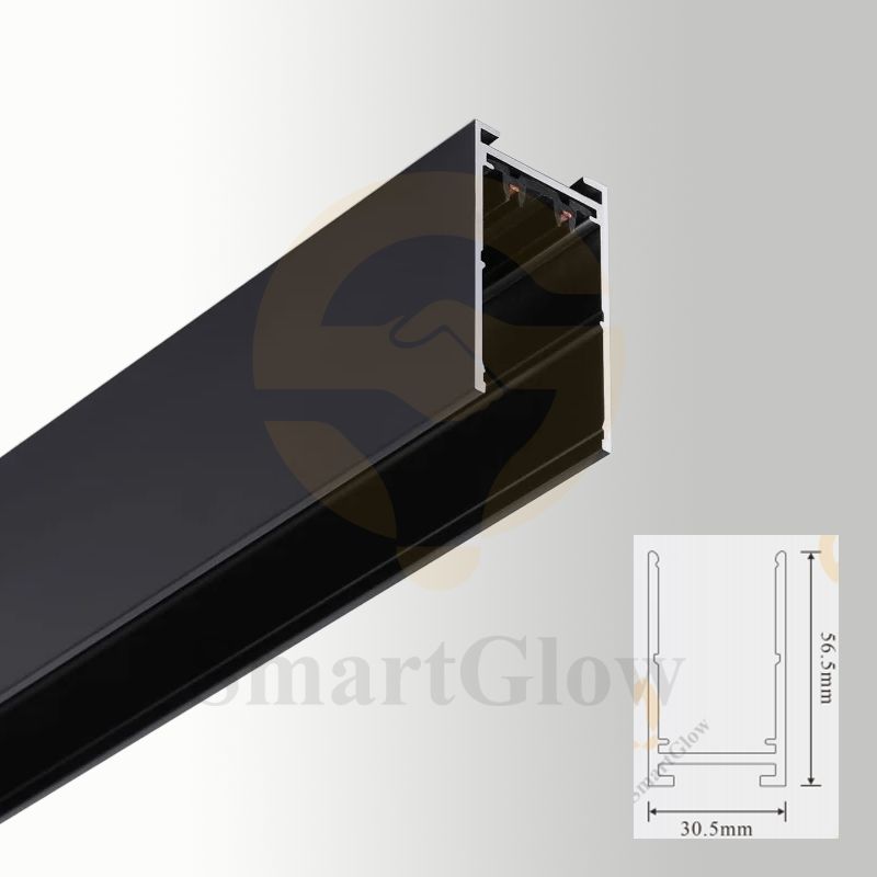 【SG25-SMA1M】Modern Aluminum LED Surface Mounted Smart Magnetic Track Light System