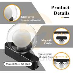 DC24V Ultra Thin Slim Woven Belt Smart Magnetic Track Glass Ball Lights