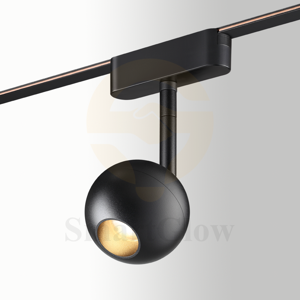 24V Easy-install Woven Commercial 25mm Slim Recessed Magnetic Track Round Light