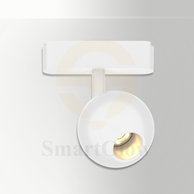 24V Easy-install Woven Commercial 25mm Slim Recessed Magnetic Track Round Light