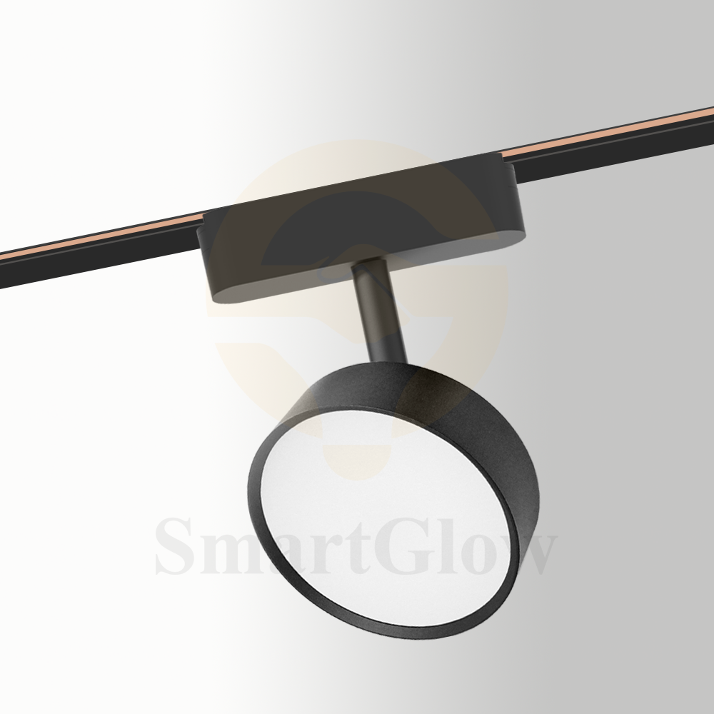 24V 25mm Woven Belt Ultra Thin Ceiling Magnetic Track Round FloodLights