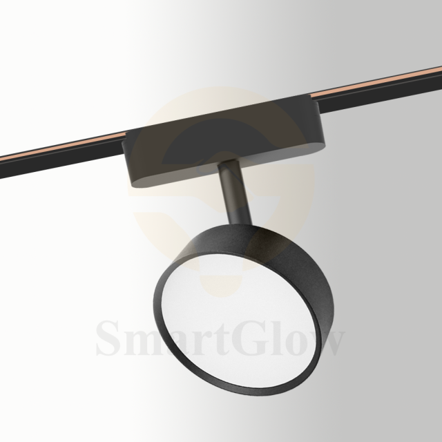24V 25mm Woven Belt Ultra Thin Ceiling Magnetic Track Round FloodLights