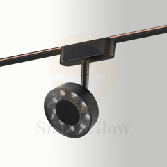 25mm Woven Belt Magnet Track Rail Smart Magnetic LED Round Grille light for Commercial