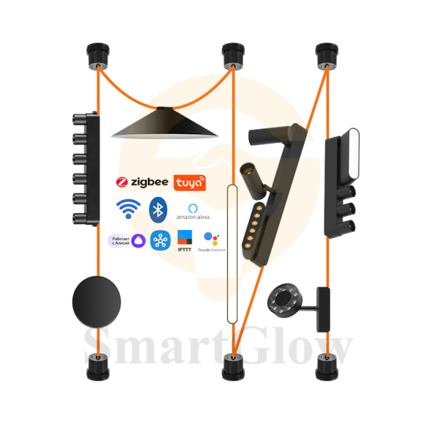 24V Ultra-Thin woven track LED spot light Magnet Track floodLight