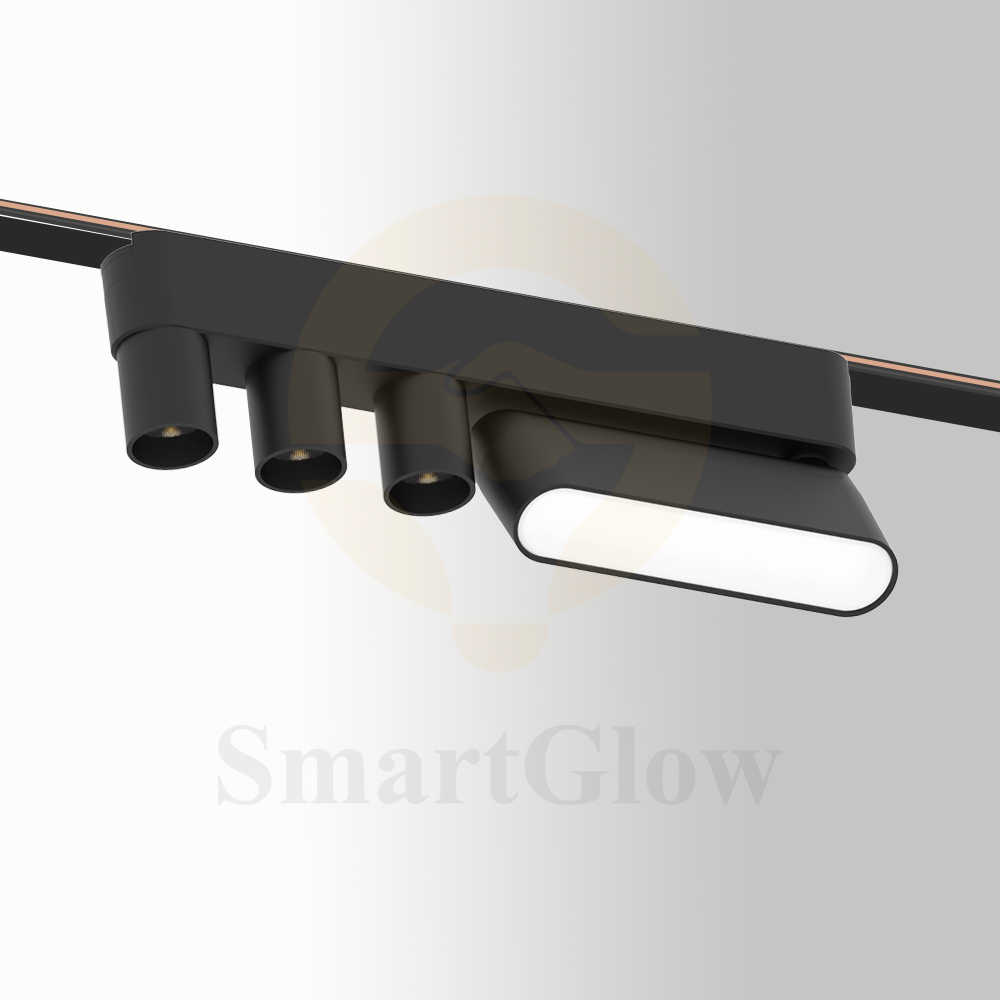 24V Ultra-Thin woven track LED spot light Magnet Track floodLight