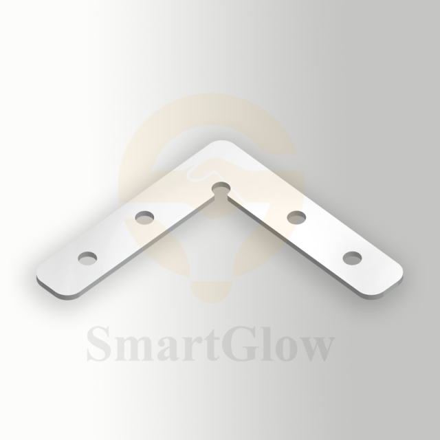 Utral Thin Magnetic track stretching ceiling profile 90 degree angle connection angle