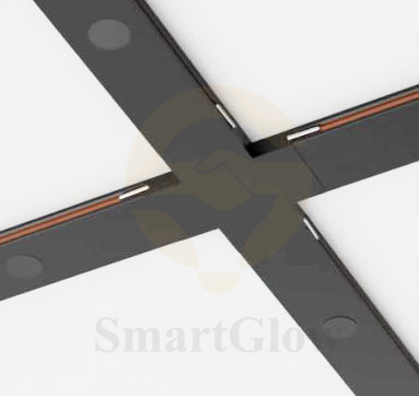 Ultra thin 24V magnetic track T-shaped connector accessories
