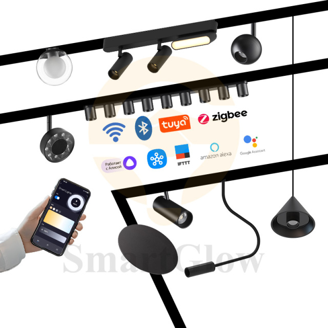 Decoration Adjustable 24V Ultra Thin Woven Belt Magnet Track Spotlight