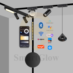 Decoration Adjustable 24V Ultra Thin Woven Belt Magnet Track Spotlight