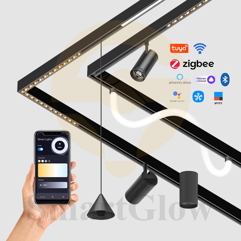 48V Easy-Install Ceiling  Smart Magnetic Track LED Light