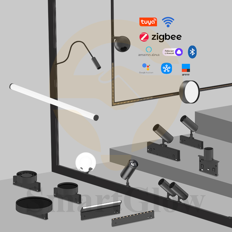 48V Easy-Install Ceiling  Smart Magnetic Track LED Light