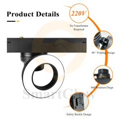 220V Modern Dimmable Magnetic Track LED Light Factory Wholesale Lighting Solutions
