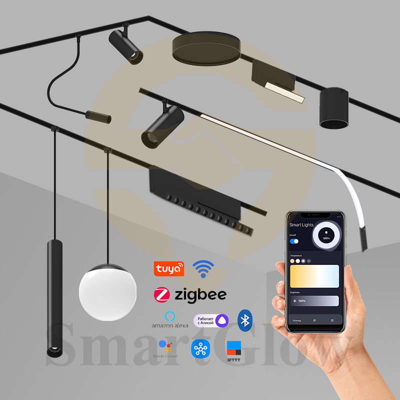 24V 5mm Magnetic Track Lighting Surface Mount LED Magnetic Lights