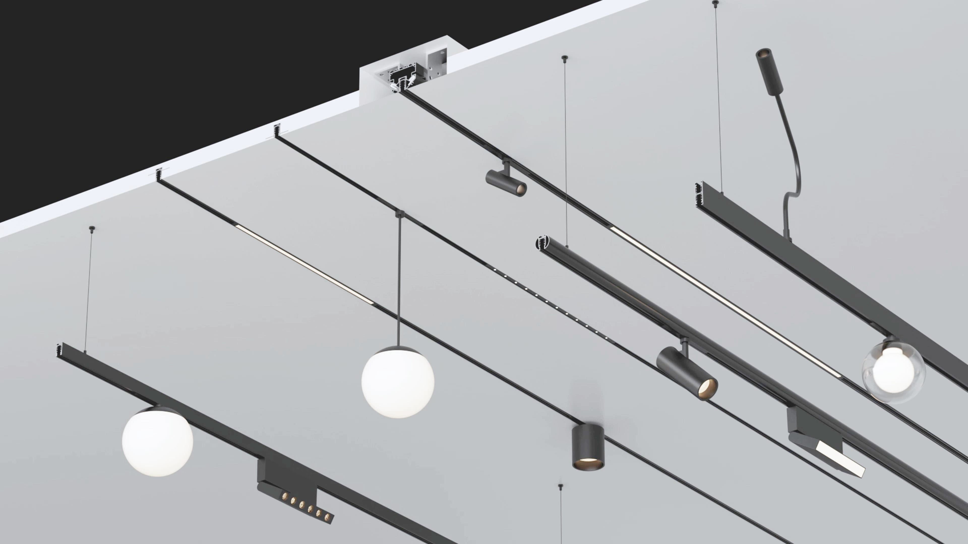24V 5mm Magnetic Track Lighting Surface Mount LED Magnetic Lights