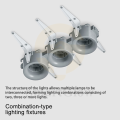 Embedded Installation BH10 ORB, GU10 LED Lamp Housing Stretch Ceiling Lighting