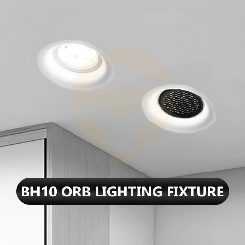 Embedded Installation BH10 ORB, GU10 LED Lamp Housing Stretch Ceiling Lighting