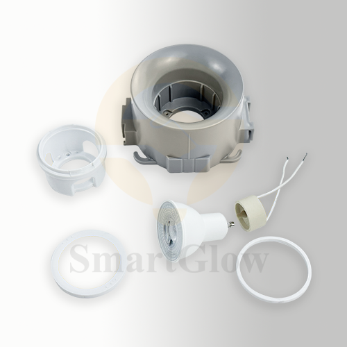 Embedded Installation BH10 ORB, GU10 LED Lamp Housing Stretch Ceiling Lighting