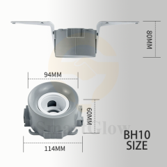Modern BH10 GAP Trimless Round Recessed LED Downlight for Bathroom