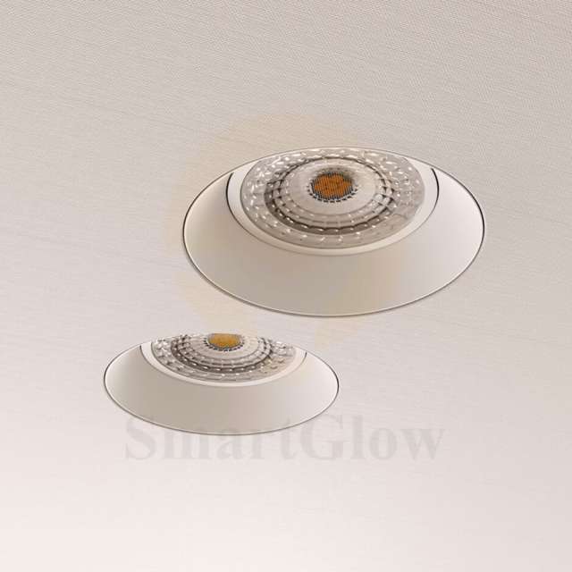 Modern LED Frameless cricle Lamp GU10 PVC Fabric Film Stretch Ceiling Lighting