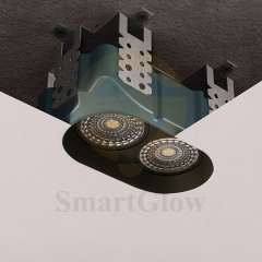 4 Inch Recessed Anti-glare Led Frameless Waterproof Spotlight for Bathroom