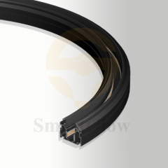 Illuminated 600mm 900mm Recessed Fabric Stretch Ceiling Radius Magnetic Track Lighting