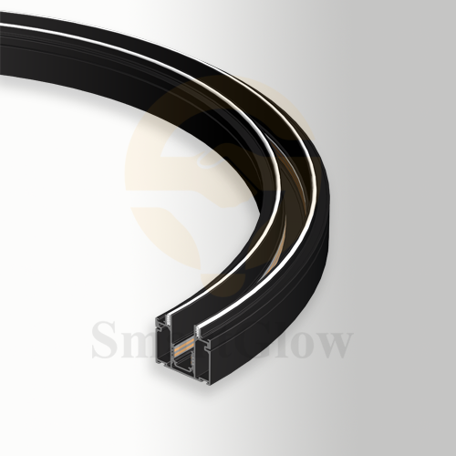 2400mm Recessed Soft PVC Stretch Tension Ceiling Radius LED Magnetic Track Rail