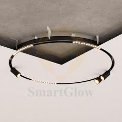 2400mm Recessed Soft PVC Stretch Tension Ceiling Radius LED Magnetic Track Rail