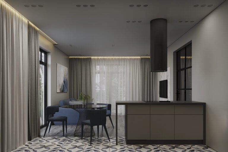Lighting for stretch ceilings, flush with the ceiling