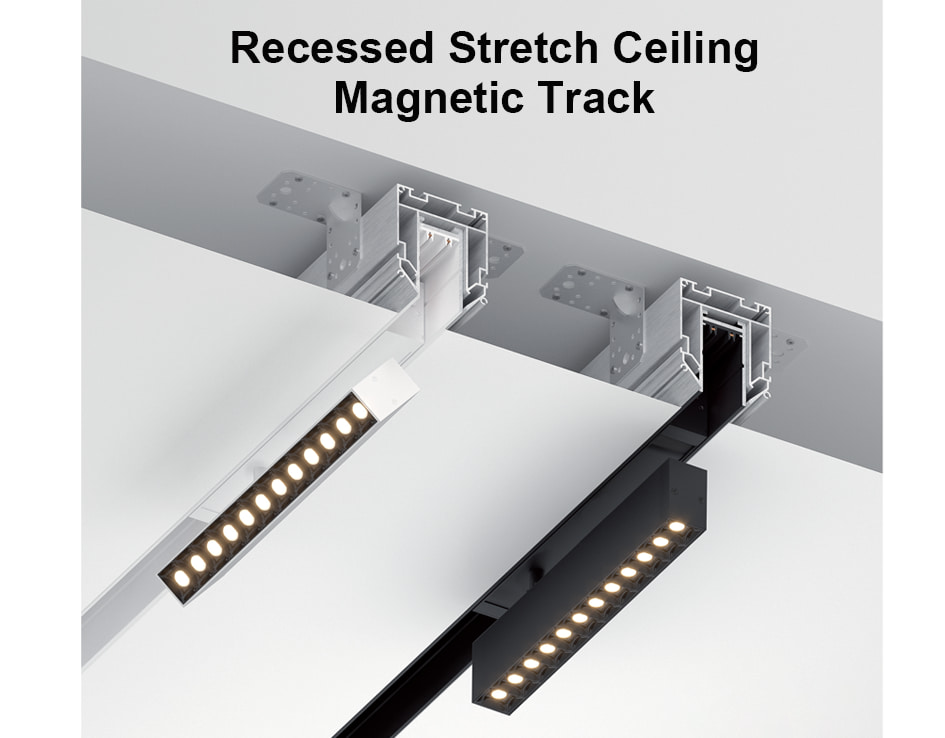 install magnetic track light
