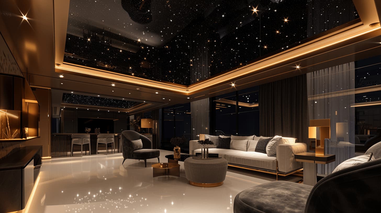 Swarovski stretch ceiling