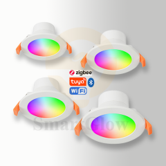 【SG602】4-inch Smart Dimmable RGBW Color-Changing LED Round recessed DownLights