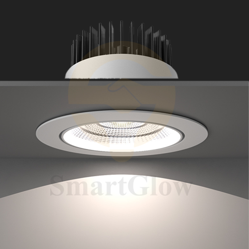 【SG607】Modern 9W Led Ktichen Recessed Swicel Ceiling Spotlights RGB Dimmable Concealed Spotlight