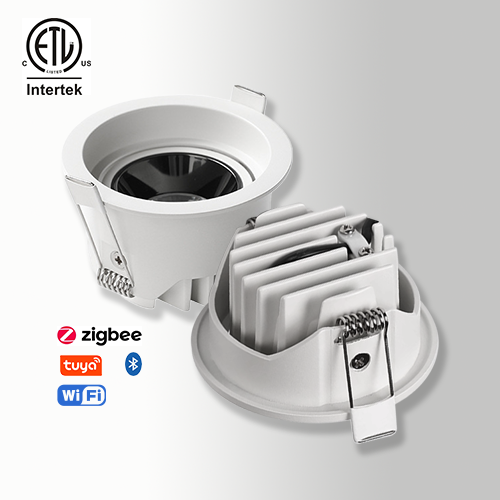 【SG801】Trimless sunken LED Osram Spotlights Commercial 180° Swivel Dimmable Ceiling spotlight