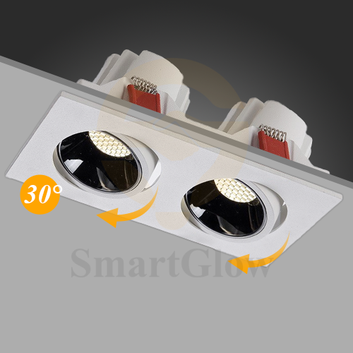 【SG807】Led Recessed Ceiling Spotlights Smart Dimmable Cob Adjustble ip65 Spotlight for Kitchen